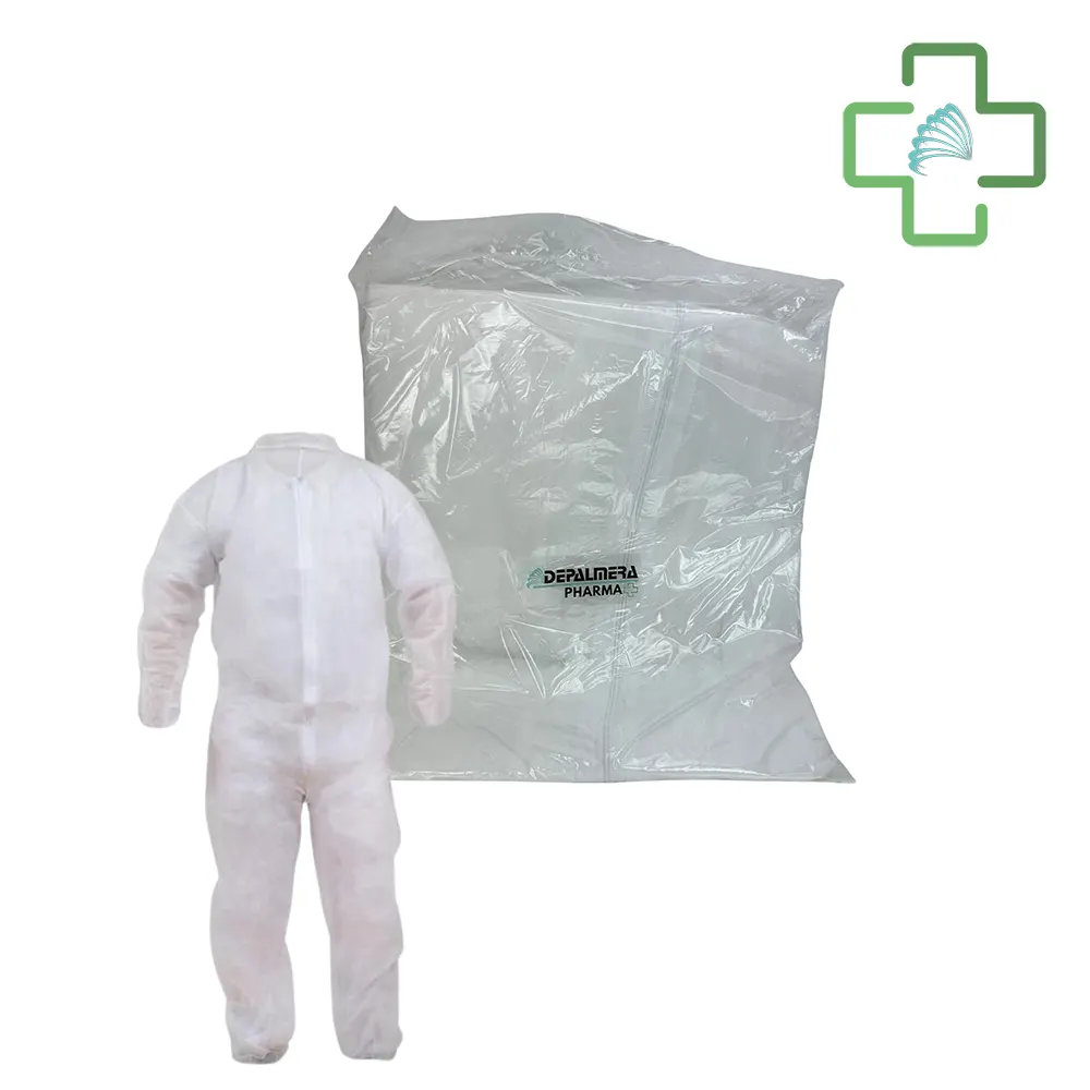 Buzo Blanco sin Capucha Polipropileno 30g Desechable