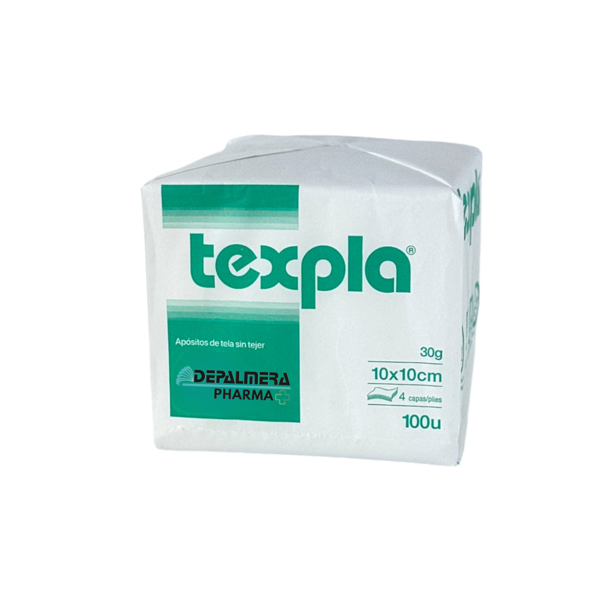 Apósito TNT en varios tamaños con 4 capas, ideal para curaciones y protección de heridas.