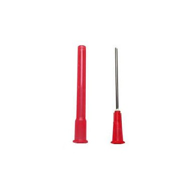 Aguja hipodérmica Nipro 29G 12mm Rojo para inyecciones, con 100 unidades por caja, ideal para administración precisa de medicamentos.