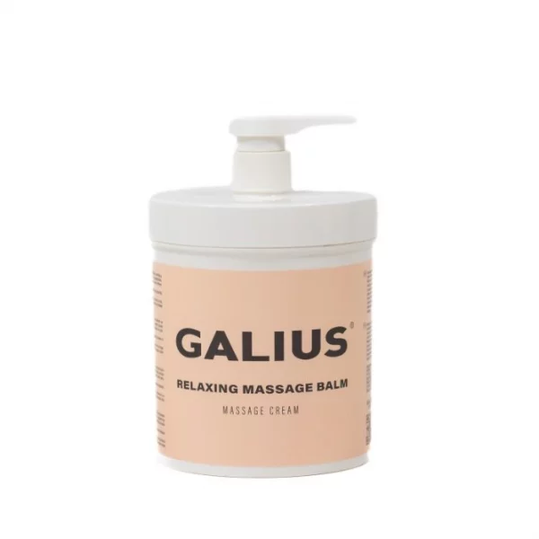 Bálsamo Relajante para Masaje Galius 1 L – Alivio muscular y bienestar con ingredientes naturales.