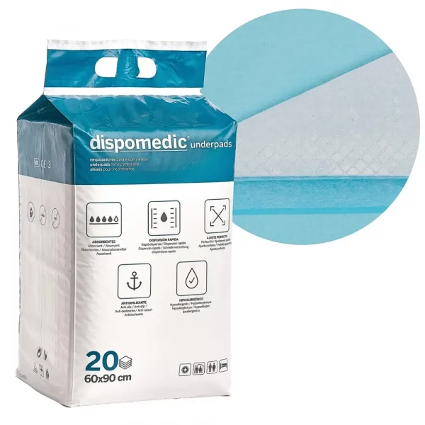 Empapador absorbente Dispomedic 60x90 cm