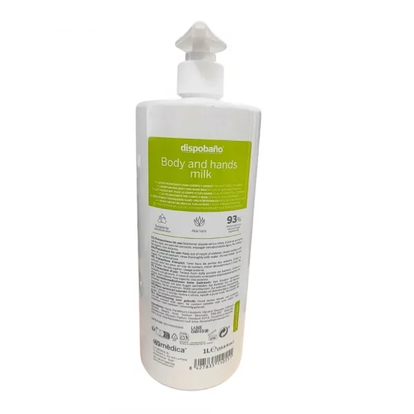 Leche Corporal CV Medica Aloe Vera 1 L – Hidratación natural para cuerpo y manos