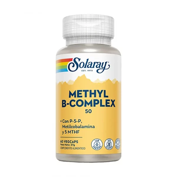 Solaray Methyl B Complex 50 60 VegCaps complejo vitaminas B metilado