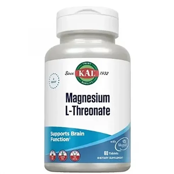 Solaray Magnesium L Threonate 60 VegCaps para salud cognitiva y memoria