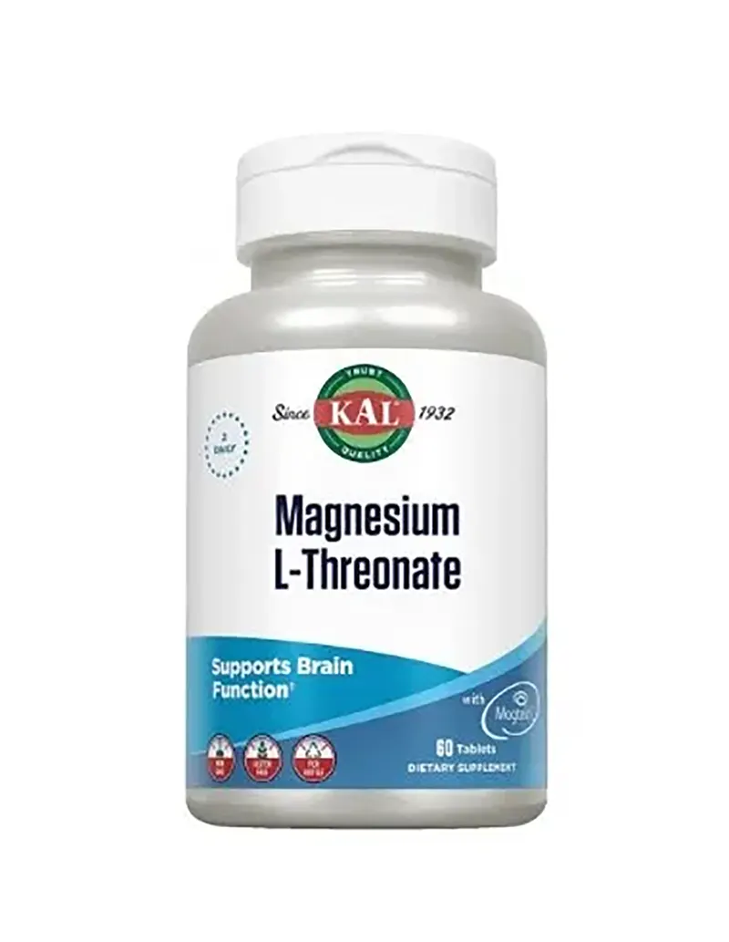 Solaray Magnesium L Threonate 60 VegCaps para salud cognitiva y memoria
