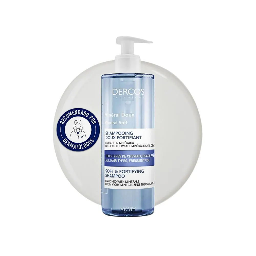 Vichy Dercos Champú Mineral uso frecuente cabello y cuero cabelludo