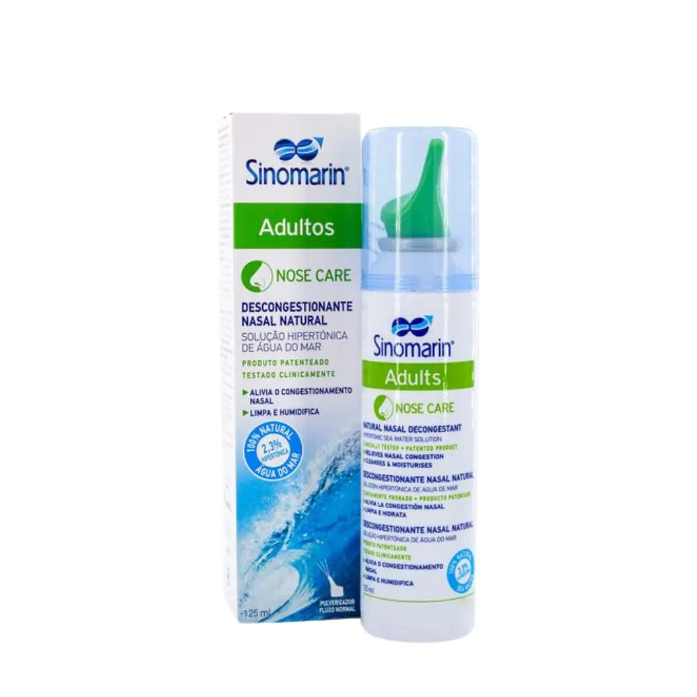 Sinomarin Adultos Spray Nasal 125ml limpieza natural y descongestión