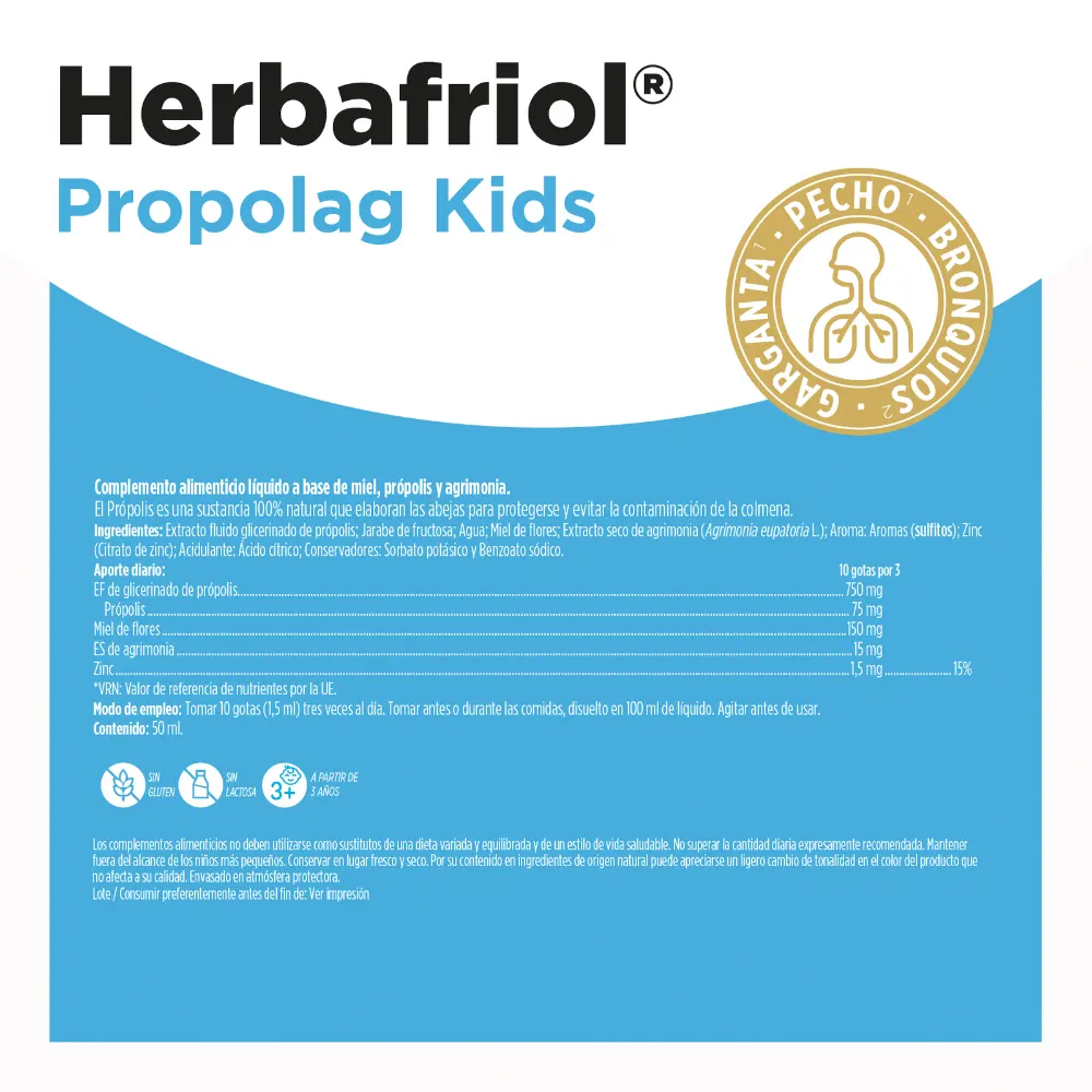 Herbafriol Propolag Kids Eladiet 50 ml - Imagen 2