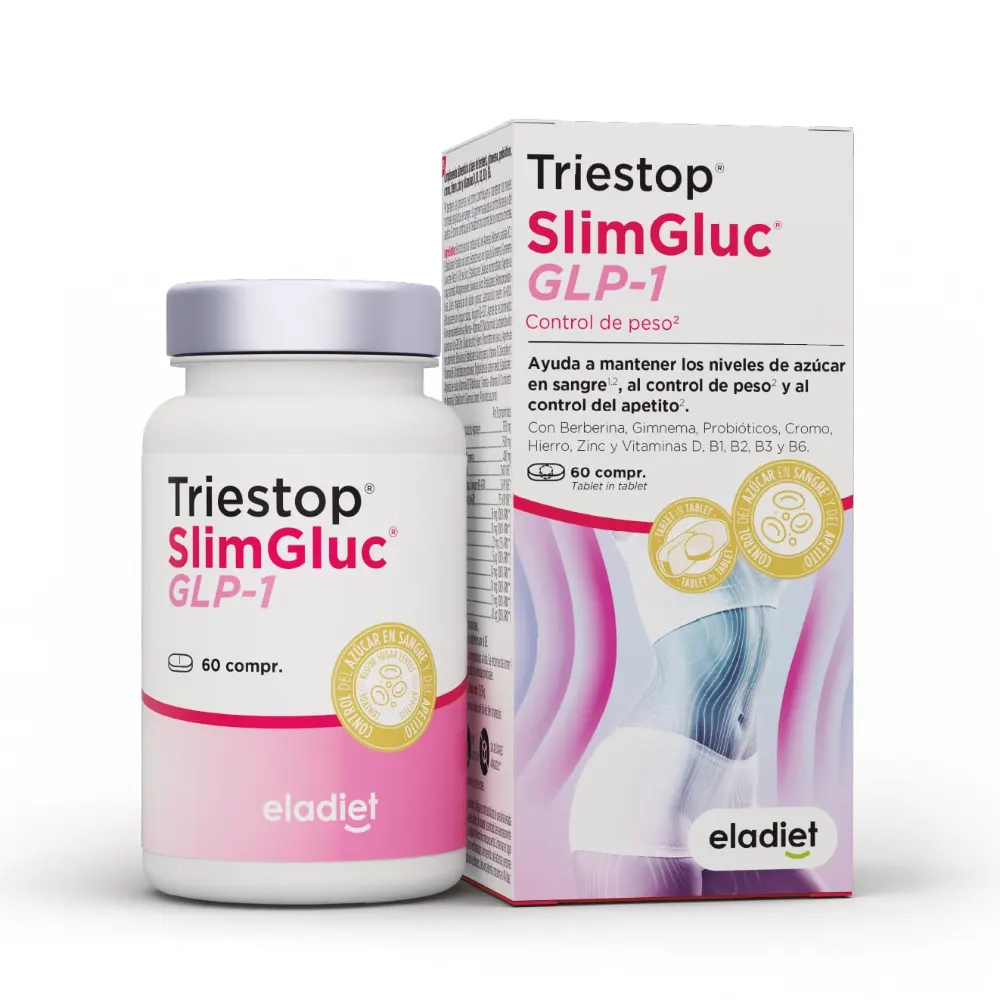 Triestop SlimGluc GLP-1 Eladiet envase de 60 comprimidos