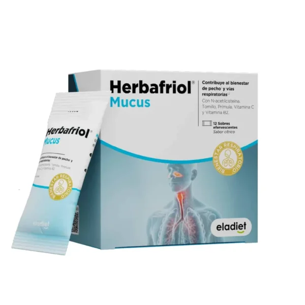 Herbafriol Mucus Eladiet caja de 12 sobres de 5 g